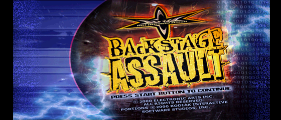 WCW Backstage Assault Title Screen